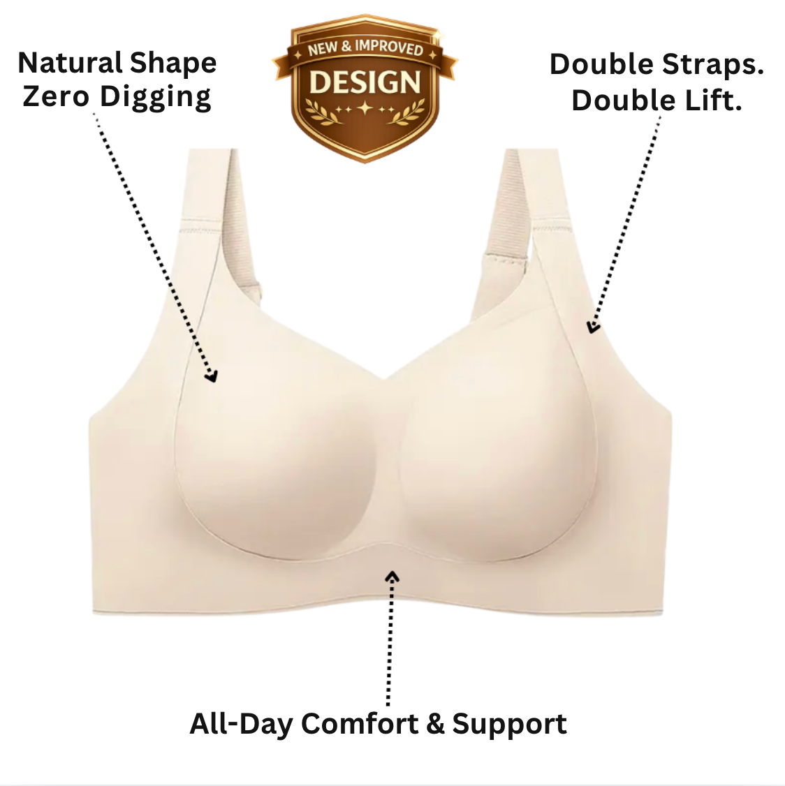 Liftora 2.0™ Push Up Jelly Bra